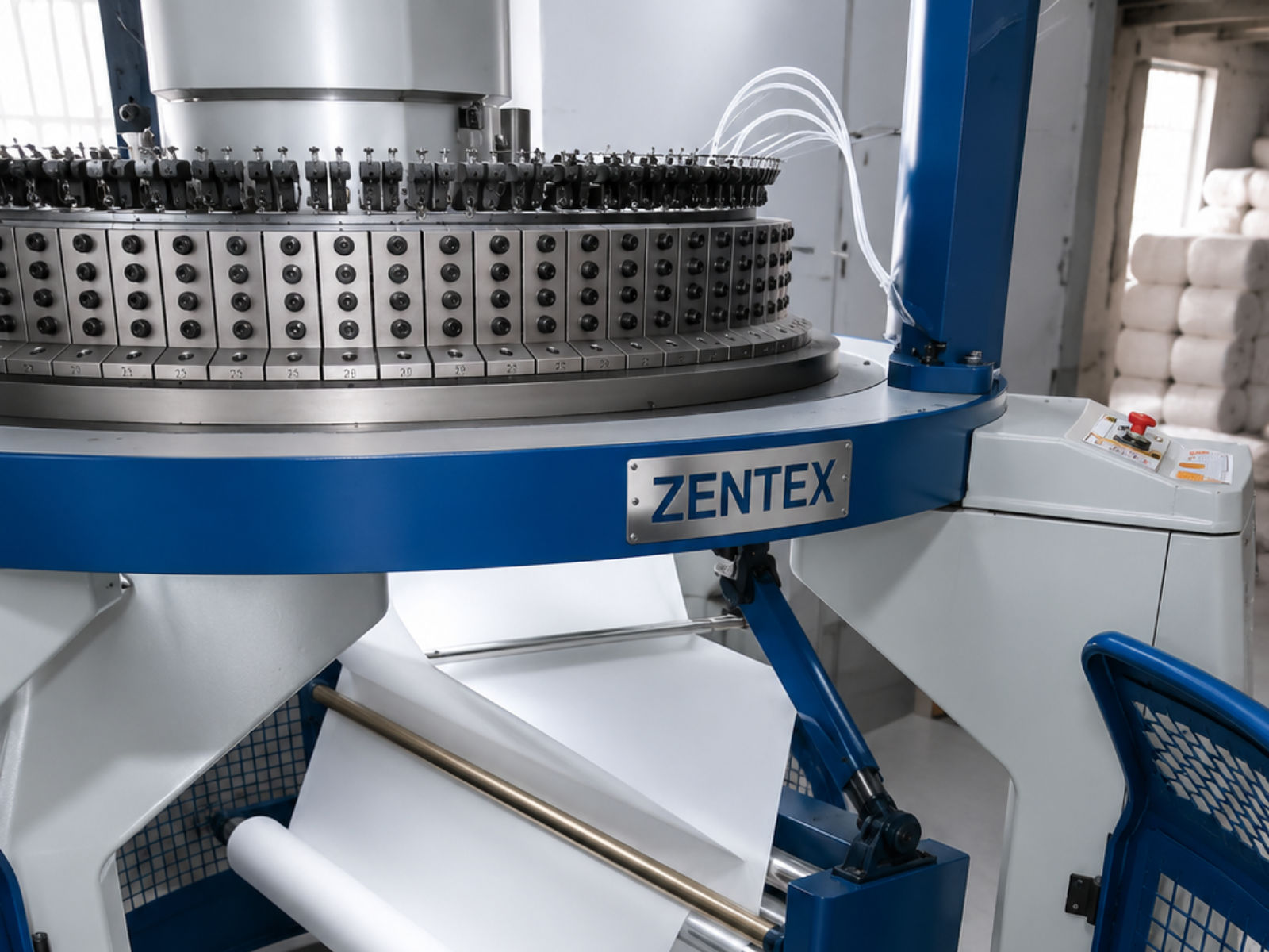 SYED GARMENTS Knitting machines running