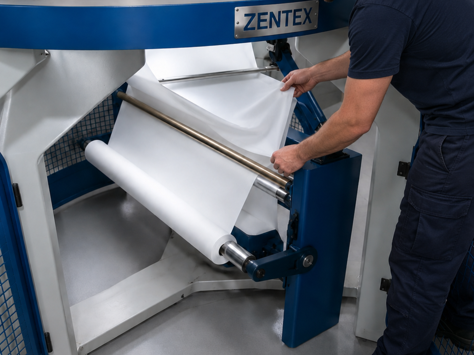SYED GARMENTS Fabric rolls staged for cutting
