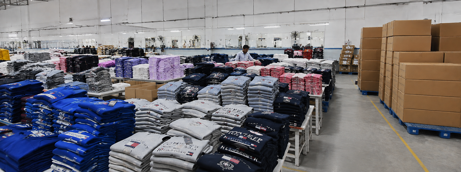 SYED GARMENTS Folded finished garments
