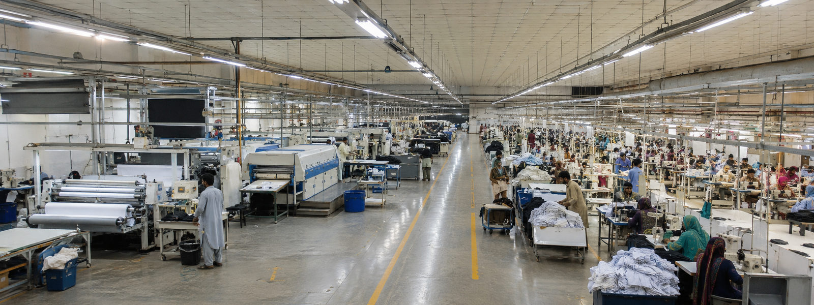 SYED GARMENTS Full production floor