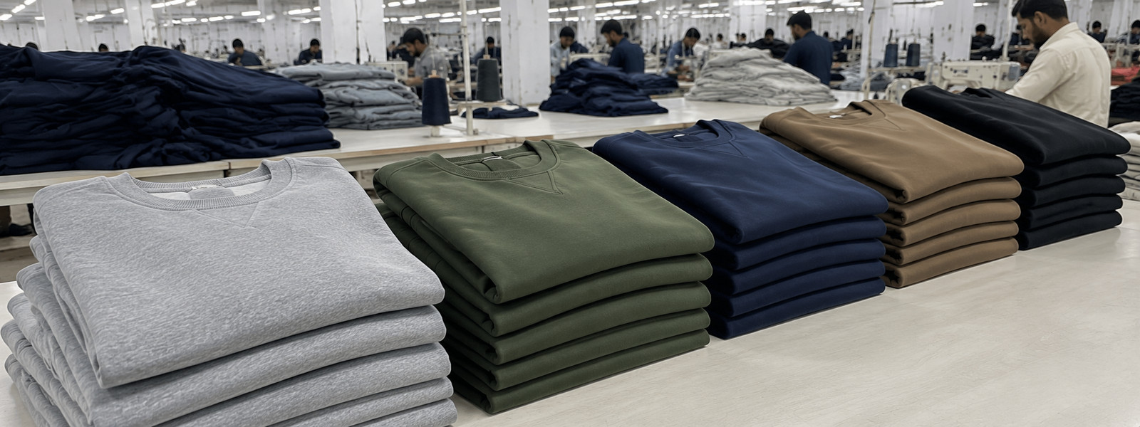 SYED GARMENTS Sweatshirt fleece fabric