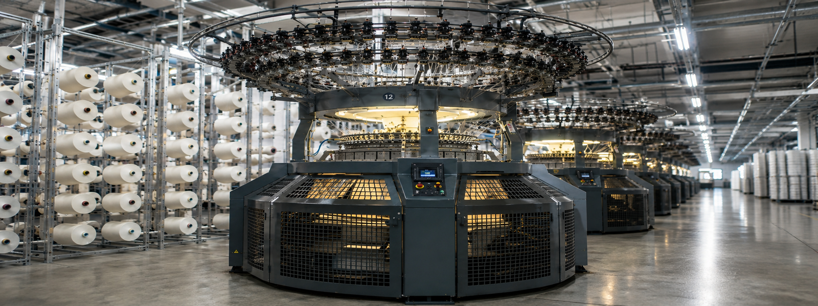 SYED GARMENTS Knitting machine floor