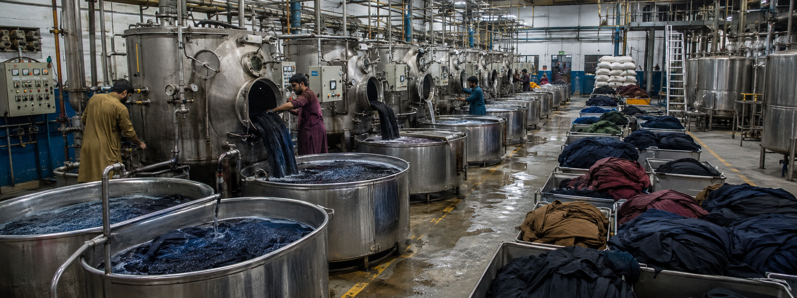 SYED GARMENTS Dyeing process
